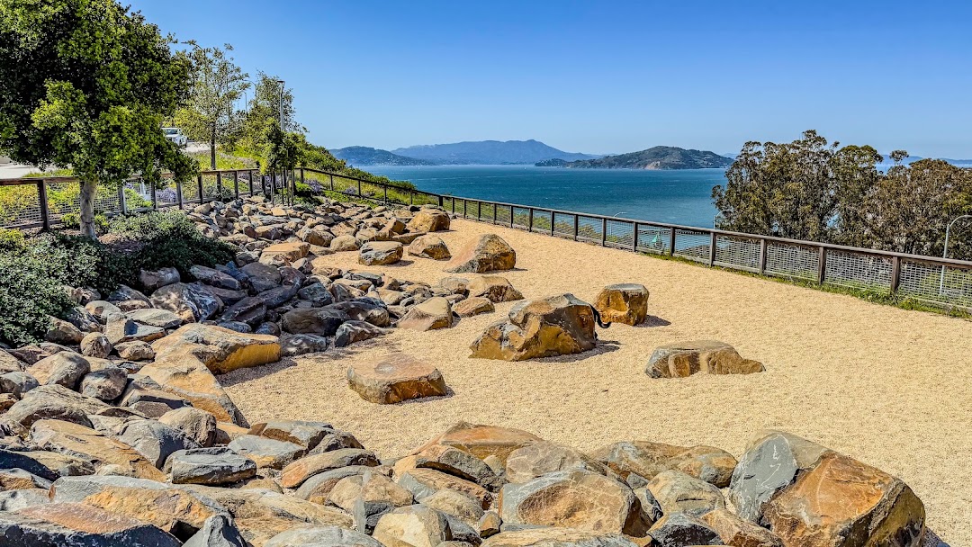 The Rocks Dog Park Yerba Buena Island in San Francisco