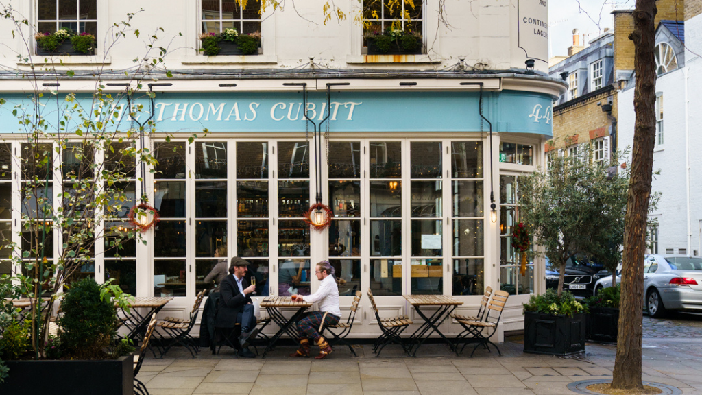 The Thomas Cubitt Pub Belgravia in London
